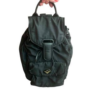 Bottega Veneta Vintage Black Small Nylon Backpack